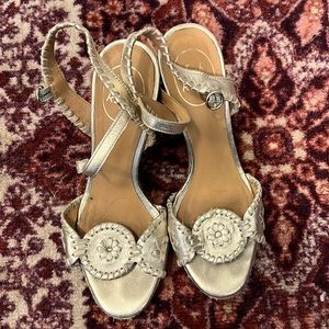 Jack Rogers wedges worn once